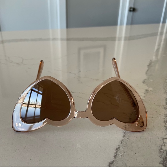 Yves Saint Laurent Heart Sunglasses 🖤 - Picture 6 of 13